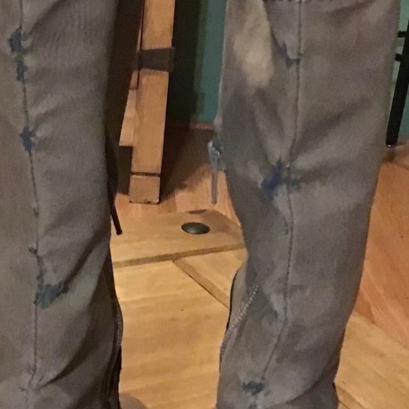 Pre-loved Very Much Tall Taupe Harness Boots 7.5 - Picture 11 of 11